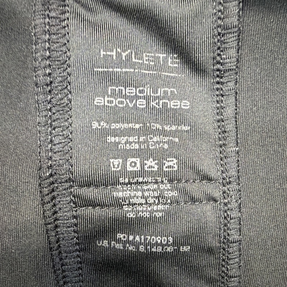 Hylete Activewear Shorts Mens Medium 9" Inseam Black Drawstring‎ Cross Fit Gym - Picture 13 of 15